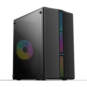 Ease Em123B Tempered Glass Gaming Case PC Case | Best Price in Islamabad